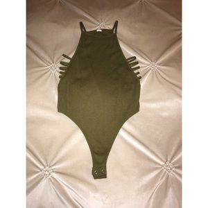 URBAN OUTFITTERS Side Cutout Strappy Bodysuit